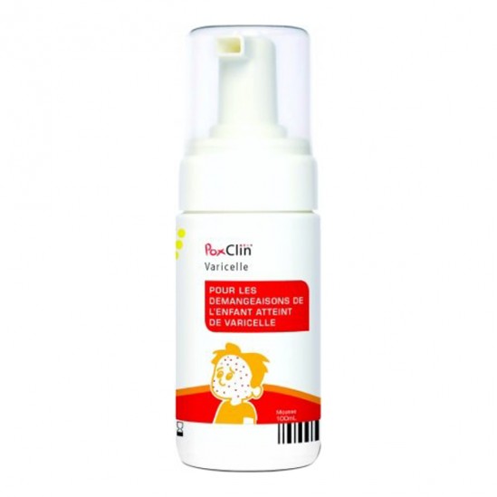 PoxClin varicelle mousse rafraîchissante 100ml PoxClin varicelle mousse rafraîchissante 100ml