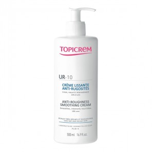 Topicrem ur-10 crème lissante anti-rugosités 500ml