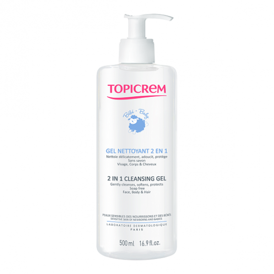 Topicrem DA gel nettoyant surgras 500ml Topicrem DA gel nettoyant surgras 500ml