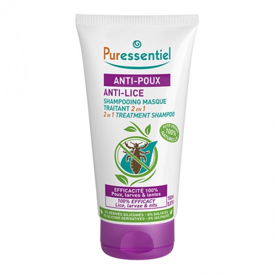 Puressentiel anti-poux shampoing traitant 150ml + peigne Puressentiel anti-poux shampoing traitant 150ml + peigne
