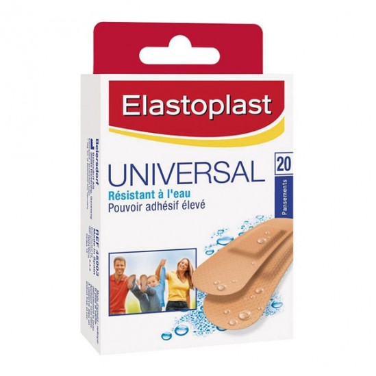 Elastoplast universel résistant à l'eau 20 pansements Elastoplast universel résistant à l'eau 20 pansements