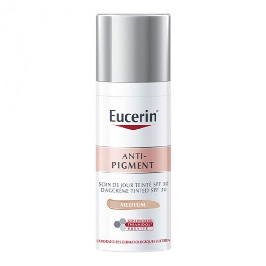 Eucerin anti-pigment soin de jour teinté medium spf30 50ml Eucerin anti-pigment soin de jour teinté medium spf30 50ml