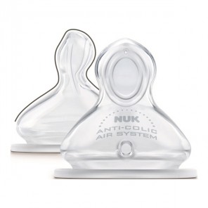 Nuk tétine physiologique silicone liquide épais t1L 2