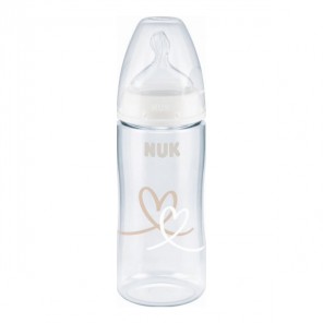 Nuk biberon fc+ tc silicone 0-6m m mixte 300ml