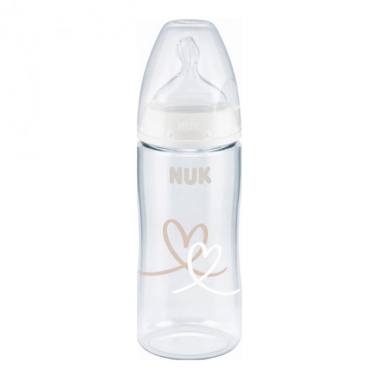 Nuk biberon fc+ tc silicone 0-6m m mixte 300ml Nuk biberon fc+ tc silicone 0-6m m mixte 300ml