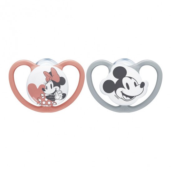 Nuk sucettes space minnie 18-36m lot de 2 Nuk sucettes space minnie 18-36m lot de 2