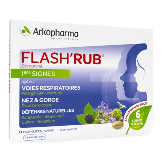 Arkopharma FlashRub 15 Comprimés Arkopharma FlashRub 15 Comprimés