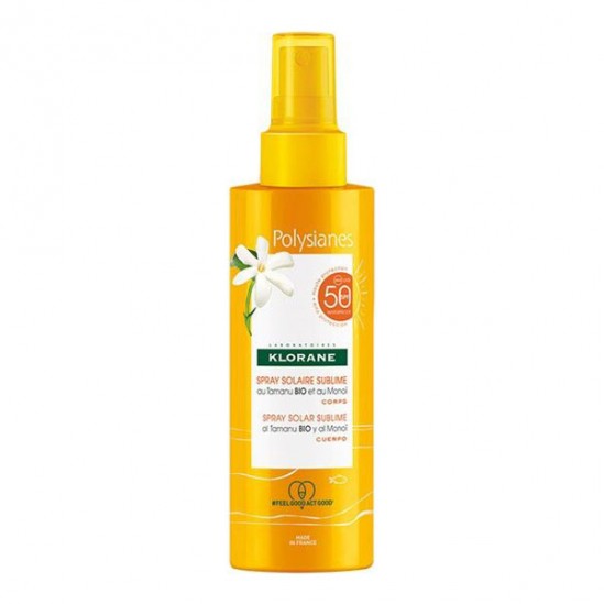Klorane polysianes spray solaire sublime spf50 200ml Klorane polysianes spray solaire sublime spf50 200ml
