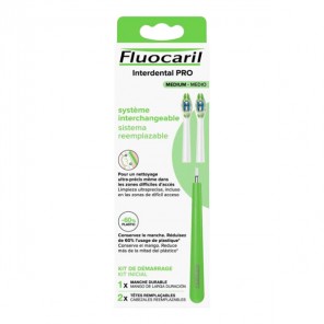 Fluocaril brosse à dents interdental pro à tête remplaçable