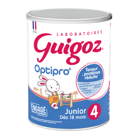 Guigoz optipro 4 junior dès 18 mois 900g Guigoz optipro 4 junior dès 18 mois 900g