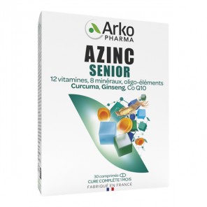 Arkopharma azinc sénior 30 comprimés