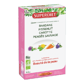Superdiet quatuor bardane beauté de la peau bio 300ml