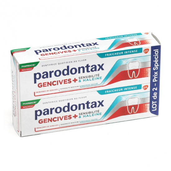 Gsk Parodontax dentifrice gencives + sensibilité et haleine Gsk Parodontax dentifrice gencives + sensibilité et haleine