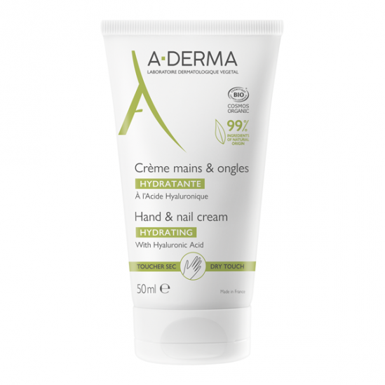 A-derma crème mains & ongles hydratante 50ml A-derma crème mains & ongles hydratante 50ml