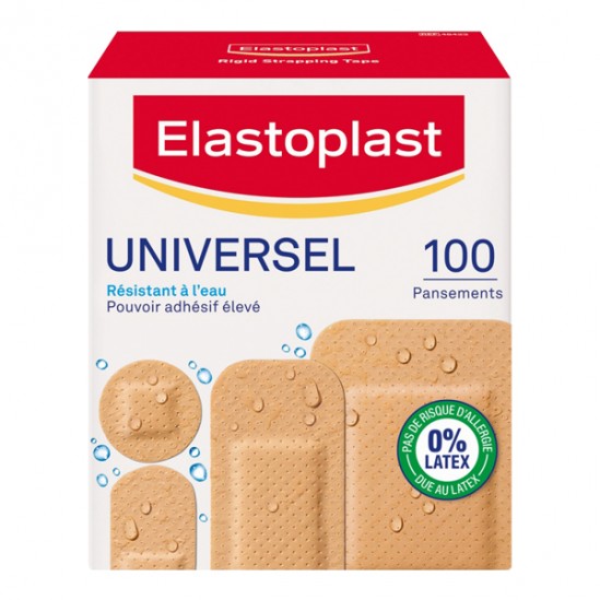 Elastoplast Universel résistant à l'eau 100 pansements Elastoplast Universel résistant à l'eau 100 pansements