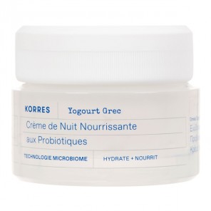 Korres crème de nuit nourrissante aux probiotiques 40ml