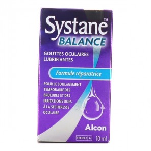 Alcon Systane balance gouttes oculaires lubrifiantes 10ml
