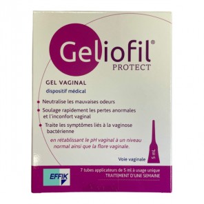 Effik Geliofil protect gel vaginal 7 tubes applicateurs de 5ml