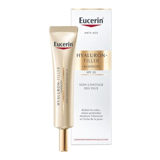 Eucerin Hyaluron-Filler + Elasticity soin contour des yeux spf30 - 15ml Eucerin Hyaluron-Filler + Elasticity soin contour des yeux spf30 - 15ml