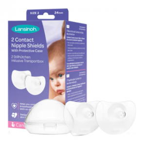 Lansinoh Bouts de sein contact 2 boites T2 - 24mm