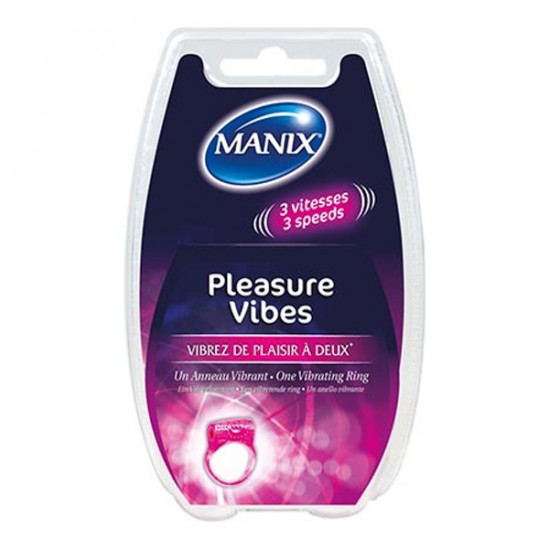 Manix Pleasure Vibes anneau vibrant 3 vitesses Manix Pleasure Vibes anneau vibrant 3 vitesses