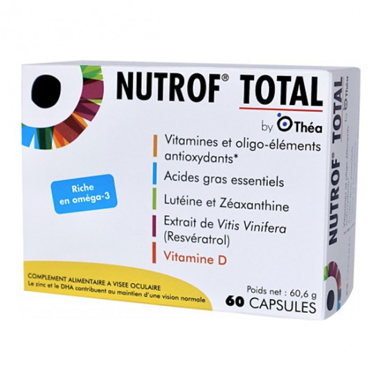 Théa Nutrof Total 60 capsules 60.6gr Théa Nutrof Total 60 capsules 60.6gr