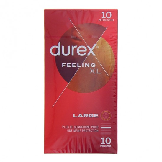 Durex Feeling XL 10 préservatifs Durex Feeling XL 10 préservatifs