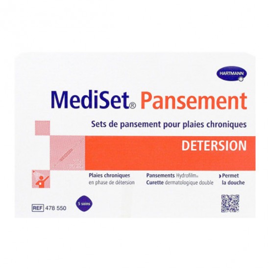 Hartmann Mediset 5 pansements Détersion Hartmann Mediset 5 pansements Détersion