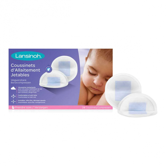 Lansinoh coussinet d'allaitement jetable 24 pièces Lansinoh coussinet d'allaitement jetable 24 pièces