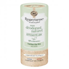 Respectueuse Mon déodorant naturel Aloe Vera bio 50gr