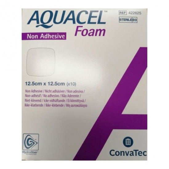 Aquacel Foam non adhésif 12,5 × 12,5cm boite de 10 Aquacel Foam non adhésif 12,5 × 12,5cm boite de 10