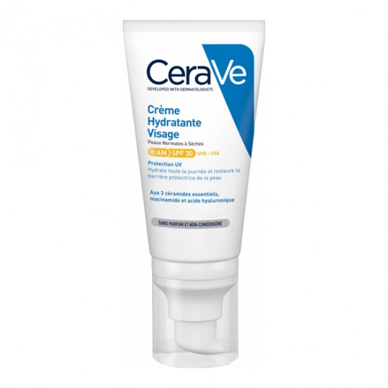 CeraVe crème hydratante visage spf30 - 52ml CeraVe crème hydratante visage spf30 - 52ml
