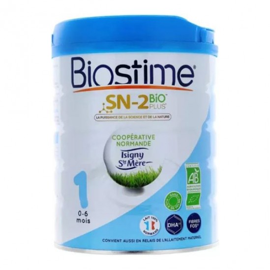 Biostime SN-2 bio plus 1 de 0 à 6 mois 800g Biostime SN-2 bio plus 1 de 0 à 6 mois 800g