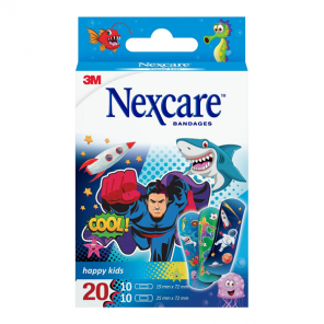 Nexcare Flexible textile 20 pansements