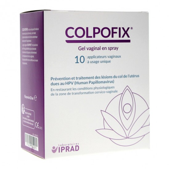 Iprad Colpofix Gel vaginal en spray 10 applicateurs 20ml Iprad Colpofix Gel vaginal en spray 10 applicateurs 20ml