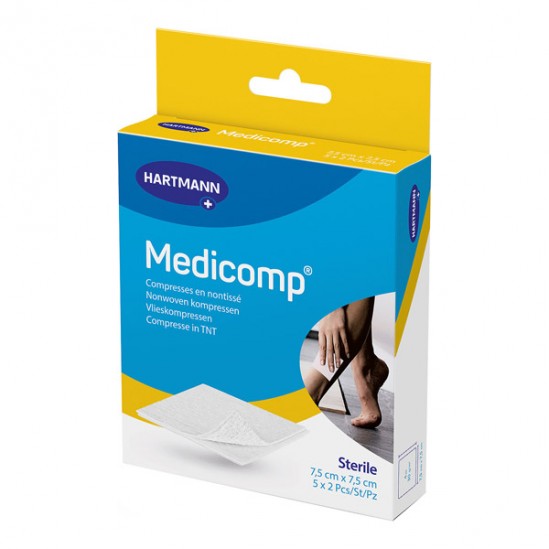 Paul Hartmann Medicomp compr 7,5x7, 5cm 10 boites Paul Hartmann Medicomp compr 7,5x7, 5cm 10 boites