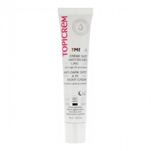 Topicrem Mela crème nuit anti-taches peeling doux 40ml