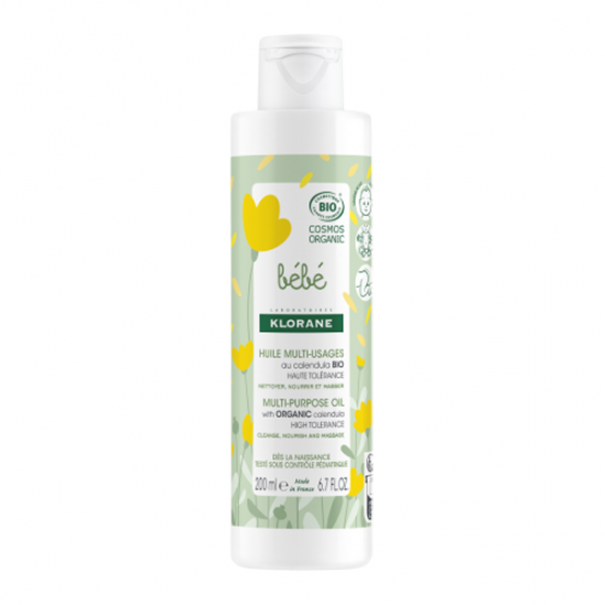 Klorane Bébé huile multi-usages au Calendula bio 200ml Klorane Bébé huile multi-usages au Calendula bio 200ml