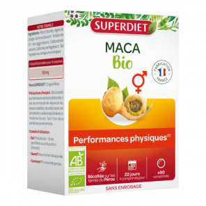 Superdiet maca bio 90 comprimés Superdiet maca bio 90 comprimés