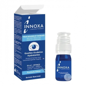 Innoxa gouttes oculaires hydratantes formule bleue 10ml