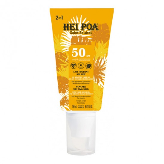 Hei Poa lait fondant solaire visage et corps SPF50+ 150ml Hei Poa lait fondant solaire visage et corps SPF50+ 150ml