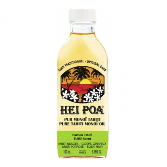 Hei Poa Pur Monoï de Tahiti parfum Tiaré 100ml Hei Poa Pur Monoï de Tahiti parfum Tiaré 100ml