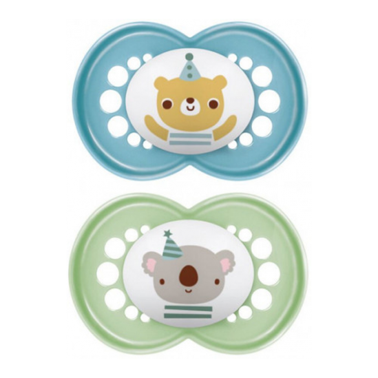MAM Original Sucettes silicone +6 mois motifs animaux lot de 2