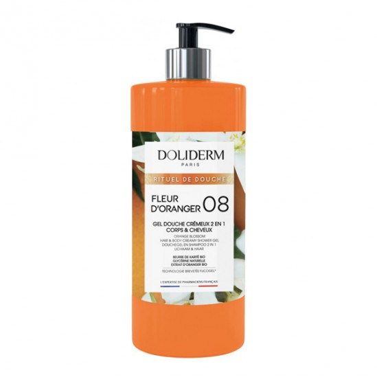 Doliderm Aqua minéral n°1 gel douche crémeux 2 en 1 - 1L