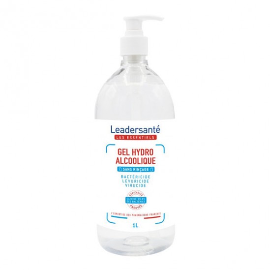 Leadersanté gel hydroalcoolique 1L Leadersanté gel hydroalcoolique 1L