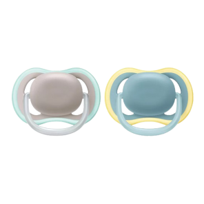 Avent Ultra Air Nighttime 2 sucettes orthodontiques 18+ mois neutre