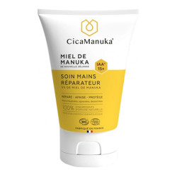 CicaManuka soin mains réparateur 5% de miel de manuka IAA15+ bio 50ml