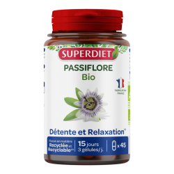 Superdiet Passiflore bio 45 gélules