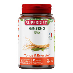 Superdiet Ginseng bio 45 gélules