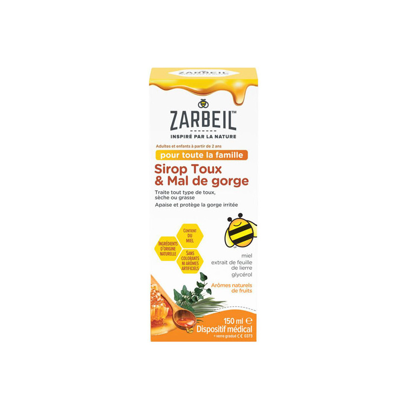 Zarbeil Sirop toux & mal de... Zarbeil Sirop toux & mal de...